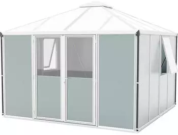 Vitavia Universum inkl. Fu&szlig;boden 314x314cm silber