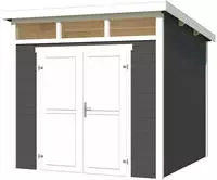 LASITA MAJA Gartenhaus "Kibo 3" Blockbohlenhaus 28mm