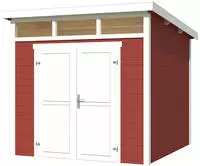 LASITA MAJA Gartenhaus "Kibo 3" Blockbohlenhaus 28mm