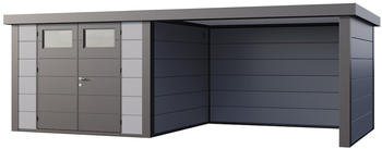 Telluria Classico 3030 642 x 298 cm lichtgrau mit Lounge-Anbau rechts