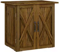 Outsunny 84G-109V00BN, Outsunny Gartenschuppen, Holz-Ger&auml;teschrank, Wetterfester
