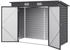 Outsunny Gerätehaus 2,7 m² mit Doppeltür grau (84H-118V00GY)