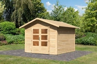 Karibu Gartenhaus ""Tarmstedt 6" naturbelassen" aus hochwertiger nordischer...