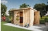 Karibu Multifunktionshaus 1 Pultdach BxT: 300x186,5 cm naturbelassen