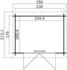 Lasita Indi 175 BxT: 250x213 cm carbongrau