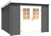 LASITA MAJA Gartenhaus "San Jose 275" Blockbohlenhaus 28mm