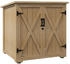 Outsunny Gartenschrank mit Doppeltür 77,5 x 88 x 90 cm Holz natur (84G-416V00ND)
