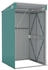 vidaXL Anbauschuppen 118x100x178 cm verzinkter Stahl grün (316217)