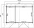 Lasita Belmont 1 BxT: 427x270 cm lichtgrau