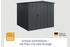 Hörmann EcoStar Elegant mit Satteldach Typ 2, 238 x 238 cm, anthrazitgrau, 5,7 m², 1-flüglige Tür