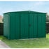 Hörmann EcoStar Elegant mit Satteldach Typ 3, 238 x 303 cm, moosgrün, 7,2 m², 2-flüglige Tür