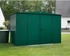 Hörmann EcoStar Trend mit Satteldach Typ 3, 238 x 303 cm, moosgrün, 7,2 m², 2-flüglige Tür