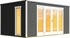 Lasita Palermo 2 BxT: 450x302 cm Set mit Fußboden carbongrau