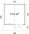 Palmako Britta BxT: 488x448 cm 17,5 qm