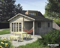 Palmako Gartenhaus "Irene" 21,9+5,2 qm