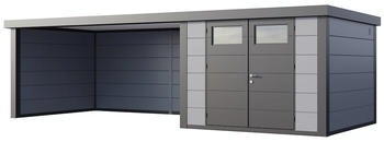 Telluria Classico 3030 760 x 298 cm lichtgrau mit Lounge-Anbau links