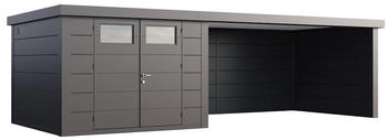 Telluria Classico 3030 760 x 298 cm lichtgrau mit Lounge-Anbau rechts