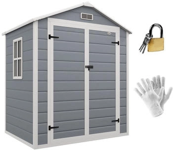 Outsunny Gerätehaus 183 x 134cm (845-953) grau