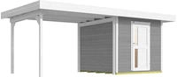 weka Gartenhaus "Designhaus 172 B" mit Anbaudach