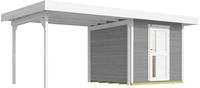 weka Gartenhaus "Designhaus 172 B" mit Anbaudach
