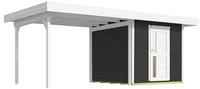 weka Gartenhaus "Designhaus 172 B" mit Anbaudach