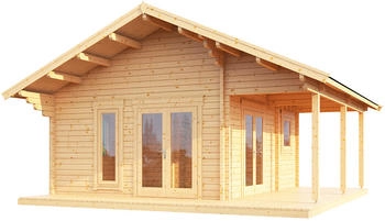 Wolff Tirol 92 mit Seitendach links 675 x 595 cm naturbelassen