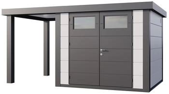 Telluria Classico 2724 435 x 238 cm weiß mit Seitdendach 170 cm links