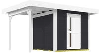 weka Gartenhaus "Designhaus 172 A" mit Anbaudach