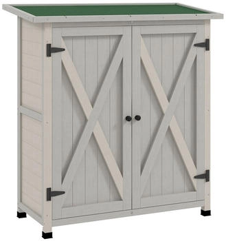 Outsunny Gartenschrank 110x55x117 cm