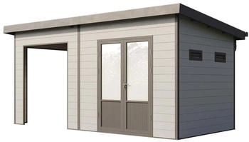 Wolff WPC-Haus Tona 5024 hellgrau