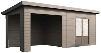 Wolff WPC-Haus Tona 6024 anthrazit