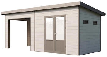 Wolff WPC-Haus Tona 6024 hellgrau