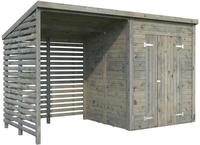 Palmako Gartenhaus "Leif 3,0+2,9 m&sup2;"