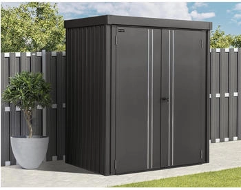 Floraworld Premium Ger&auml;teschrank mit Flachdach 153 x 185 x 98 cm
