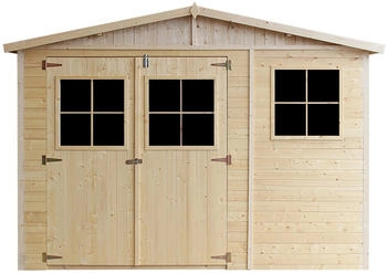 Timbela Gartenhaus Holz M337 14,94 m&sup2; mit Fenstern ohne Boden