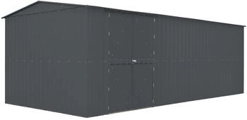 Globel Industries Gerätehaus-Erweiterungselement 410 127 cm x 308 cm x 224,6 cm Anthrazit 1