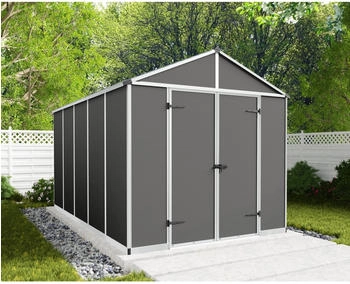 Palram Gerätehaus Rubicon 237 cm x 237 cm Grau