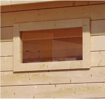 Karibu Systemh&auml;user Fenster 38 mm x 440 mm x 850 mm Naturbelassen