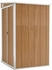 vidaXL Wall-mounted tool shed 118 x 100 x 178 cm galvanized steel