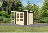 Karibu Gartenhaus "einfaches Steck-/Schraubsystem" aus hochwertiger nordischer Fichte