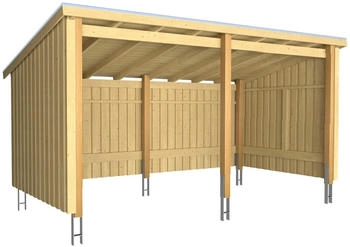 Plus A/S Nordic Multi 218x432 cm 9,5 m&sup2; 2 Module inkl. Dachpappe/Aluleisten/H-F&uuml;&szlig;e