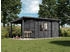 Alpholz Gartenhaus Holz Maria mit Anbau & Schleppdach 600x279cm Grau