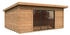 Palmako Lea 19,4 m² Schiebetür Sicherheitsglas inkl. Fußboden 578x451cm braun