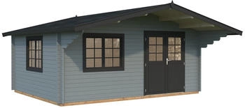 Palmako Sally 510x390cm Lackiert Hellgrau-Anthrazit FSC