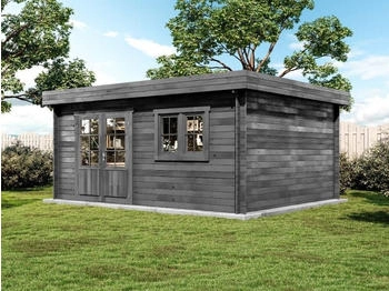 Alpholz Gartenhaus Holz Spree-28 B 520x420cm Grau