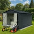 Albatros Profi Gerätehaus XXL Metall 259x313x192cm 15,5m³ Anthrazit