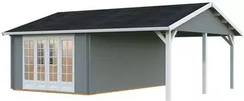 Palmako Irene 19,0+16,2 m² 703x619cm hellgrau