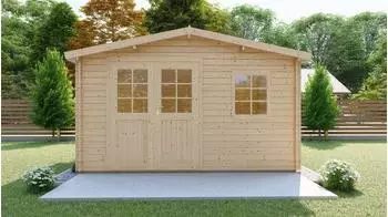 Finn Art Schweden 19 Blockbohlenhaus 390x390cm