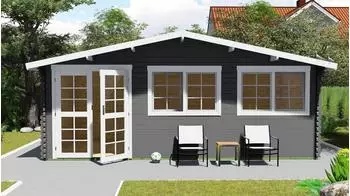 Finn Art Norwegen 53 Blockbohlenhaus 600x400cm