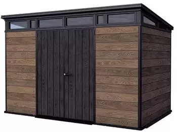 Keter Pent Signature Horizontal Gartenhaus 11x7, 342 x 226 x 216 cm, braun